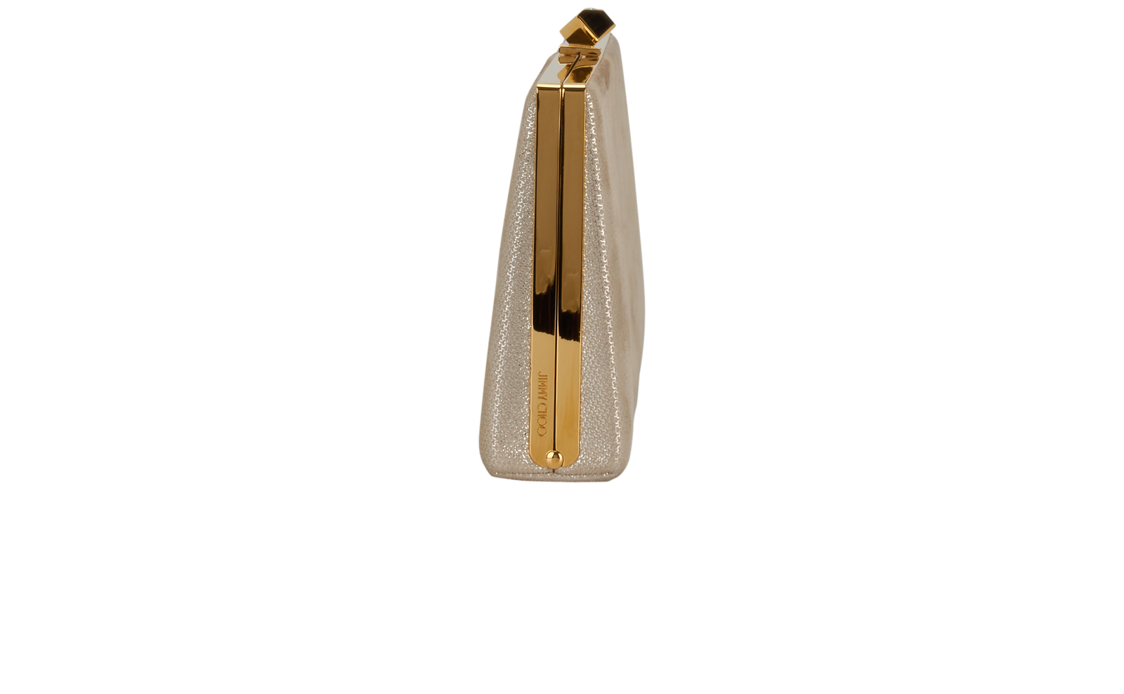 Celeste Clutch, &pound;250, Handbags, Gold, Fabric, Side view